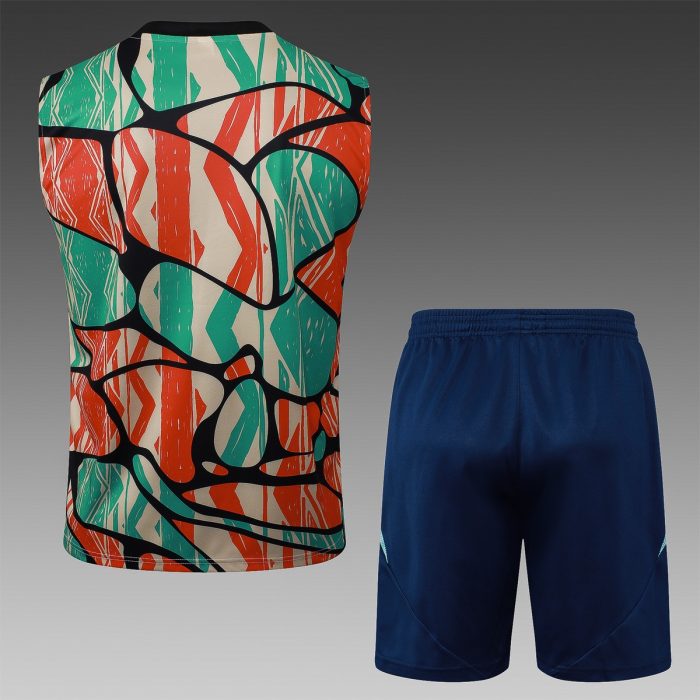 Arsenal 24/25 Vest Red Green Splatter - 图片 2