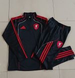 Liverpool FC 25/26 Black Retro Half-Zip Jacket - 图片 9