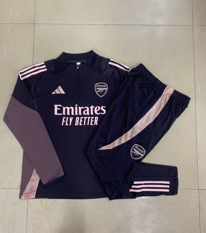 Arsenal 24/25 Half-Zip Dark Gray Kids - 图片 4