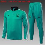 Liverpool FC 2025/26 Semi-Zip Jacket Green Kids