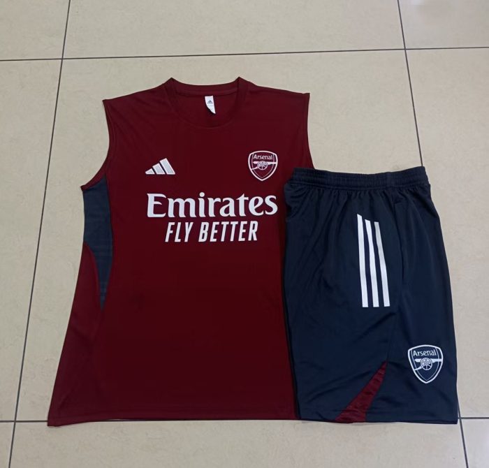 Arsenal Vest Maroon (White Badge) - 图片 9