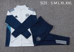 Arsenal 25/26 Light Gray Long Zip Jacket - 图片 2