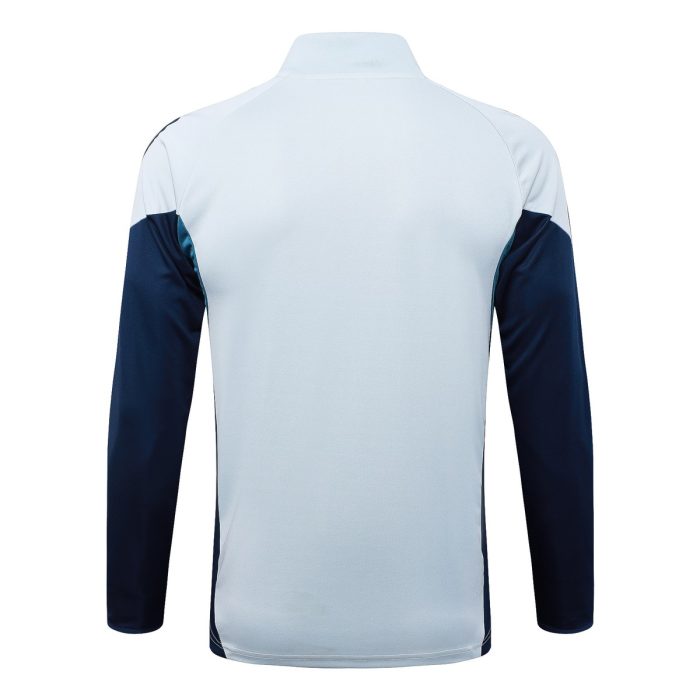 Arsenal 25/26 Light Gray Long Zip Jacket - 图片 7