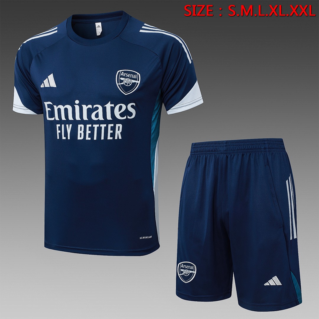 JER-4238_1 Arsenal Light Gray Training T-Shirt - 图片 1