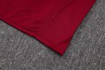 Arsenal Maroon Retro Half-Zip Jacket (Yellow Trim) - 图片 3