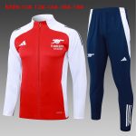 Arsenal 24-25 Red Children's Long Zipper Jacket - 图片 2