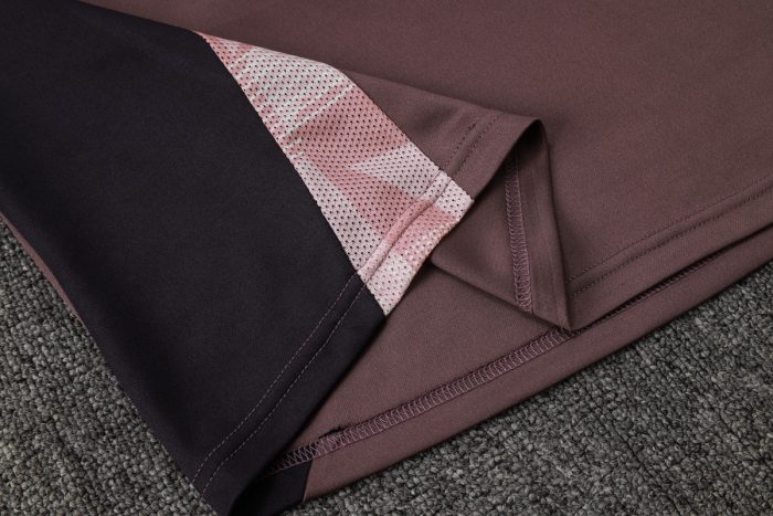 Arsenal Gray Purple Half-Zip Jacket - 图片 6