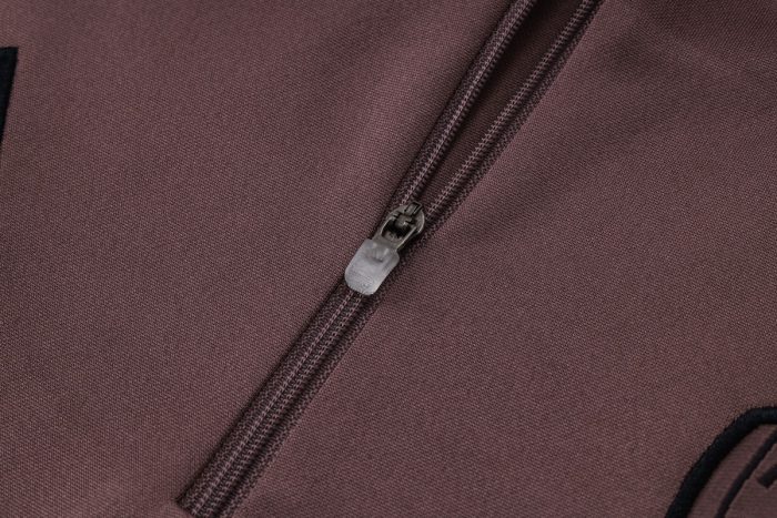 Arsenal Gray Purple Half-Zip Jacket - 图片 8