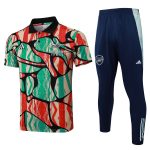 Arsenal 24/25 Polo Shirt Red Green Splatter - 图片 8