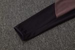 Arsenal 24-25 Long Zipper Jacket Grey Purple - 图片 5