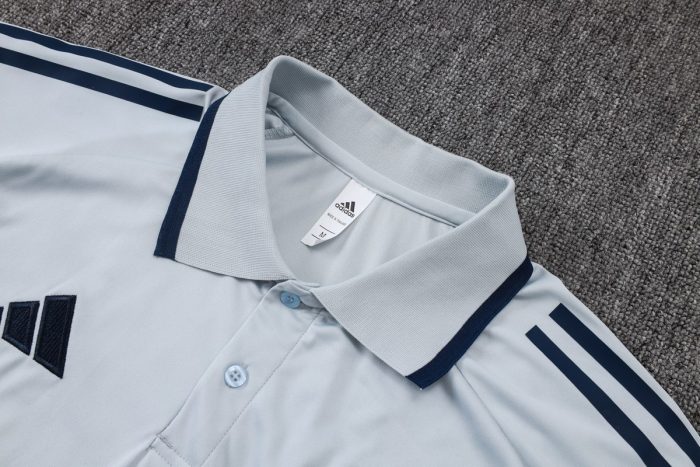 Arsenal Light Gray Polo - 图片 6