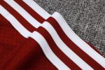 Arsenal Navy Blue Retro Polo Shirt (Sleeves Maroon) - 图片 4