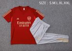 Arsenal 23-24 Short Sleeve Training Set in Maroon (with Pants) - 图片 2