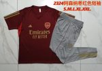 Arsenal 23-24 Short Sleeve Training Set in Maroon (with Pants) - 图片 9
