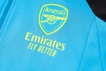 Arsenal 23-24 Long Zipper Jacket Lake Blue - 图片 6