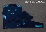 Arsenal Navy Blue Half-Zip Jacket - 图片 2