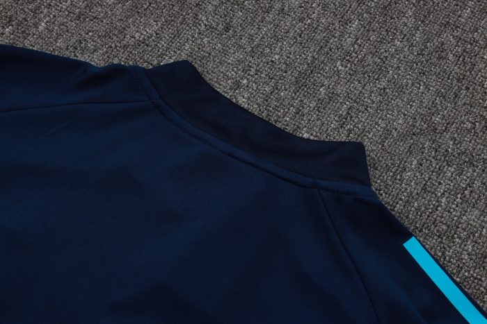 Arsenal Navy Blue Half-Zip Jacket - 图片 5