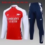 Arsenal 24-25 Red Half-Zip Jacket Kids - 图片 2