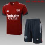 Arsenal Maroon Short Sleeve Training T-Shirt (White Badge)