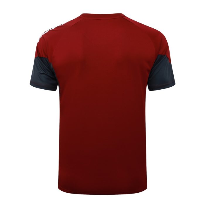 Arsenal Maroon Short Sleeve Training T-Shirt (White Badge) - 图片 7