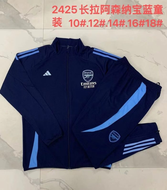Arsenal 24/25 Navy Blue Kids - 图片 3