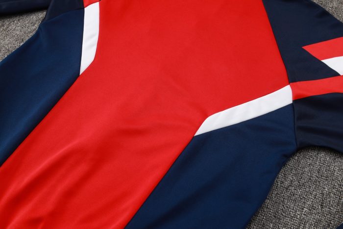 Arsenal Red Retro Long Sleeve Jacket - 图片 3