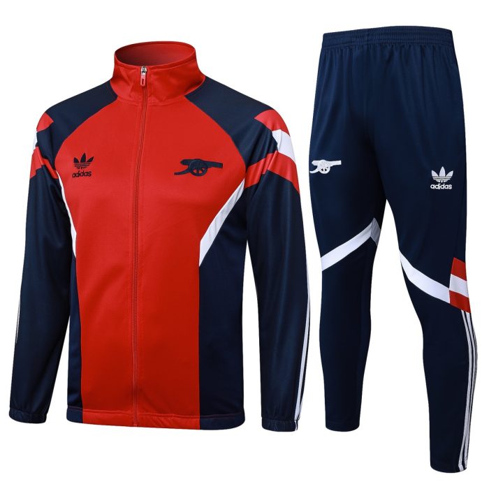 Arsenal Red Retro Long Sleeve Jacket - 图片 8