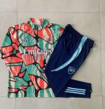 Arsenal 24/25 Half-Zip Kids' Red Green Splatter - 图片 3