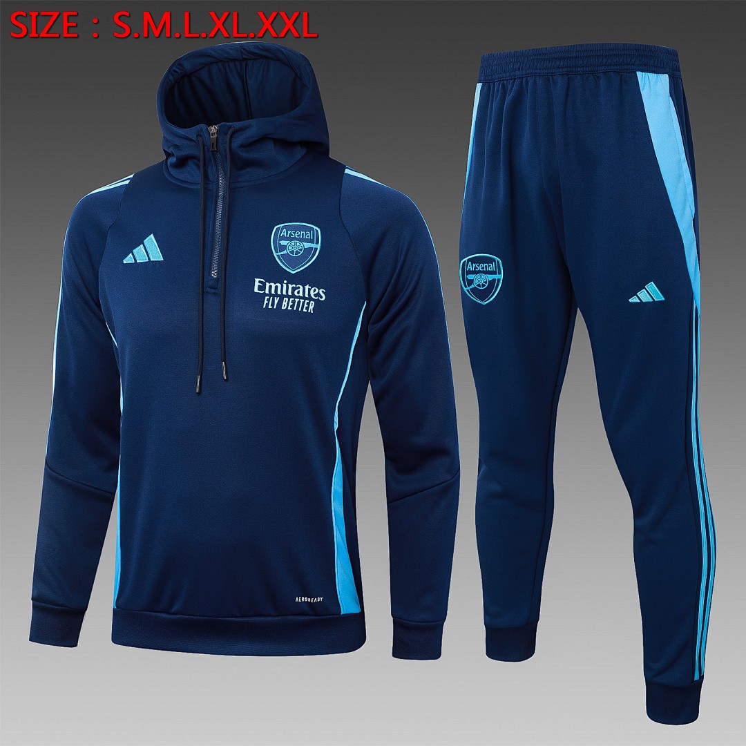 JER-4274_1 Arsenal 24-25 Half-Zip Hoodie - 图片 1