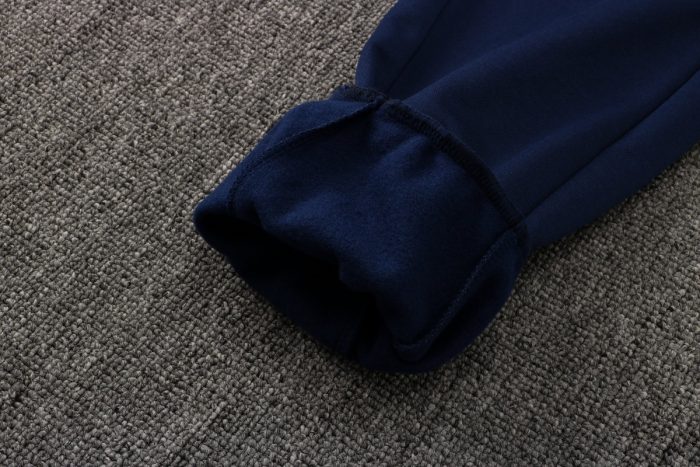 Arsenal 21-22 Long Zip Hoodie Navy Blue - 图片 4