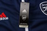Arsenal 21-22 Long Zip Hoodie Navy Blue - 图片 5
