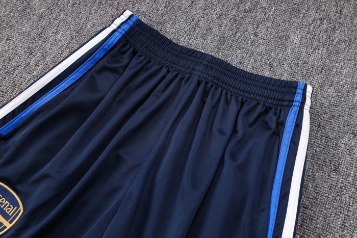 Arsenal 23-24 Short Sleeve Training Suit in Royal Blue (with 3/4 Pants) - 图片 4