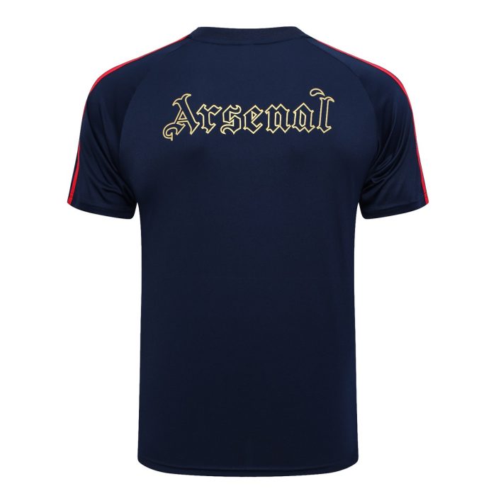 Arsenal 23-24 Short Sleeve Training Suit in Royal Blue (with 3/4 Pants) - 图片 8