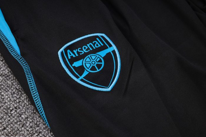 Arsenal 23-24 Black Short Sleeve Training Set (with 3/4 Pants) - 图片 3