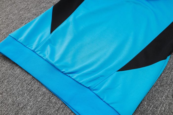Arsenal 23-24 Half-Zip Hoodie Lake Blue - 图片 5