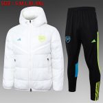 Arsenal 23-24 White Cotton Jacket - 图片 2