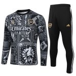 Arsenal 23-24 Round Neck Black Ink Spray Training T-Shirt - 图片 8