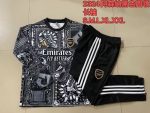 Arsenal 23-24 Round Neck Black Ink Spray Training T-Shirt - 图片 9