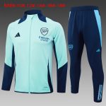 Arsenal 24/25 Light Green Kids Long Zipper Jacket - 图片 2
