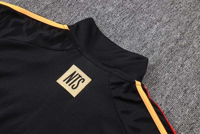 Arsenal Black Retro Half-Zip Jacket - 图片 5