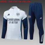 Arsenal Gray Half-Zip Jacket Kids - 图片 2