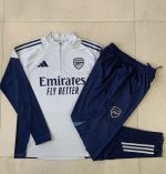 Arsenal Gray Half-Zip Jacket Kids - 图片 4