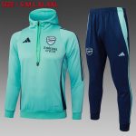 Arsenal 24/25 Half-Zip Hoodie Light Green
