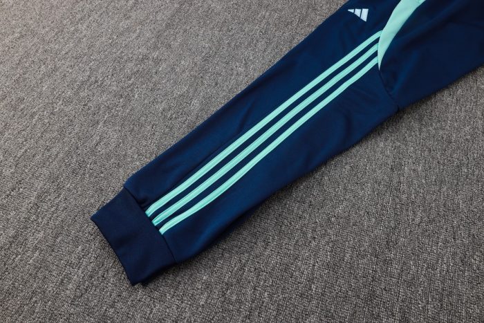 Arsenal 24/25 Half-Zip Hoodie Light Green - 图片 2