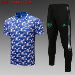 Arsenal 22/23 Polo Full Body Spray Ink Blue