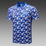 Arsenal 22/23 Polo Full Body Spray Ink Blue - 图片 9