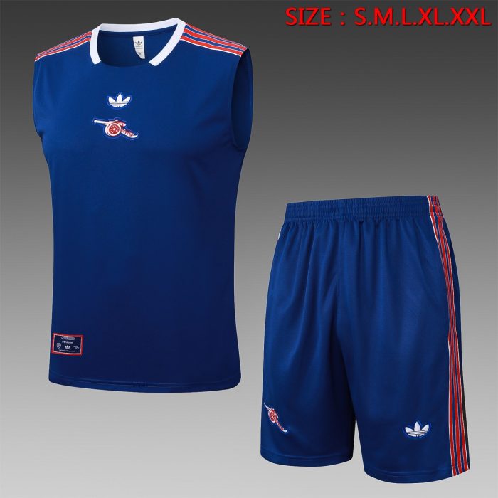 Arsenal Color Blue Retro Edition Vest Sleeve - 图片 3