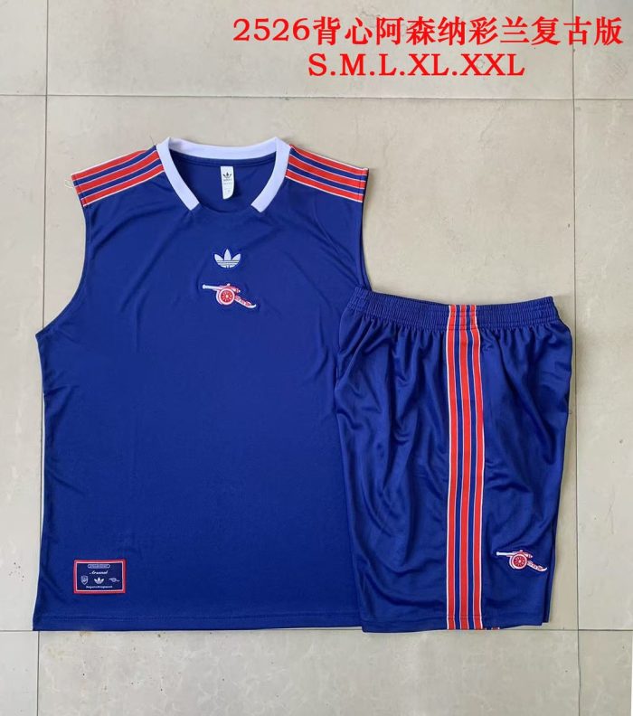 Arsenal Color Blue Retro Edition Vest Sleeve - 图片 9