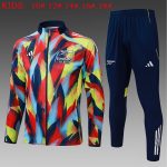 Arsenal Color Ink Splash Half-Zip Jacket
