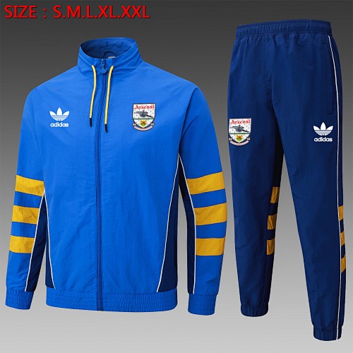 JER-4314_1 Arsenal 25/26 Long Zipper Jacket - Colorful Blue - 图片 1